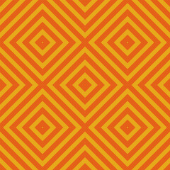 Orange geometry seamless abstract background 