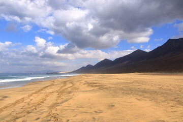 Cofete beach, Fuerteventura, Canary Islands, Spain