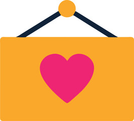 love day sign, icon