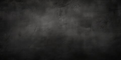 Obraz premium Dark grey blackboard background, dark grey texture, empty wall, dark grey concrete textured grunge abstract background , banner