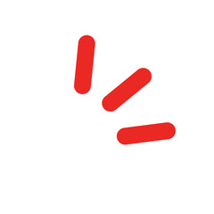 Yellow emphasis pop icon. Surprising expression. Vector