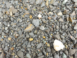 pile of stones for construction