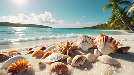 seashells on the beach