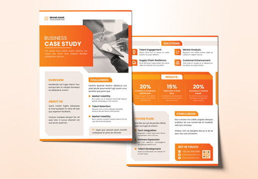 Business Case Study Template Layout