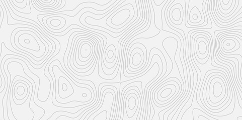 Abstract wavy topographic map. Abstract wavy and curved lines background. Abstract geometric topographic contour map background.