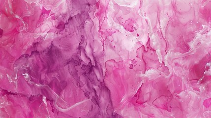 Fototapeta premium abstract magenta marbled texture for feminine designs watercolor background