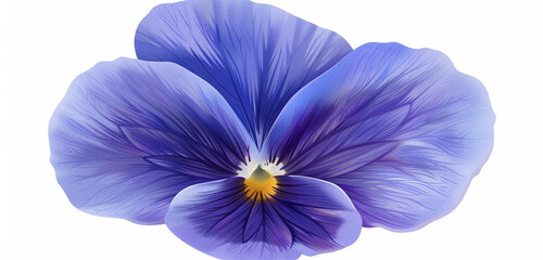 A clean, detailed icon of a violet, with deep purple petals and a contrasting yellow center.