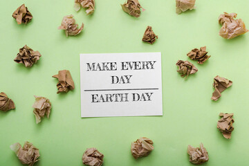 Make everyday Earth Day. Make it a habit