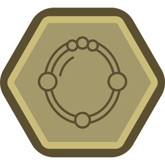 Magic Mirror Line Polygon Icon