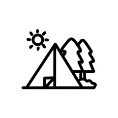 Tent icon