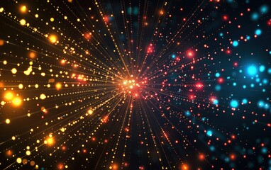 Abstract Light Burst