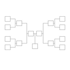 Tournament bracket of 8. quarterfinals, semifinals, final. Game, ranking, team. Graph chart, infographics.	
