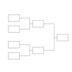 Tournament bracket of 4. quarterfinals, semifinals, final. Game, ranking, team. Graph chart, infographics.