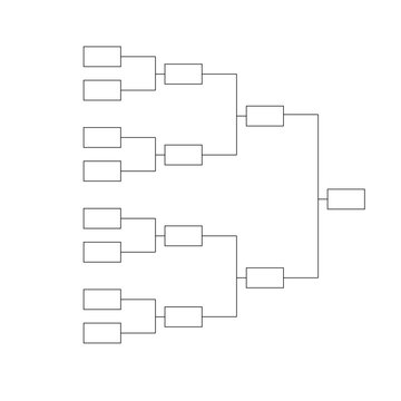 Tournament bracket of 8. quarterfinals, semifinals, final. Game, ranking, team. Graph chart, infographics. 