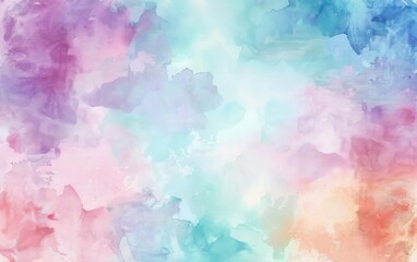 Abstract Watercolor Pastel Background