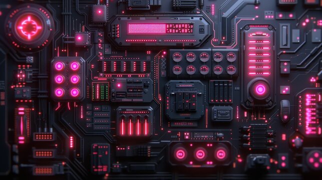 13w Contemporary digital art, Fusion of advanced technology and creative art for a digital marketing agency
