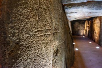 Obraz premium Soto dolmen, between 3000 and 2500 BC, Trigueros, Huelva, Andalusia, Spain