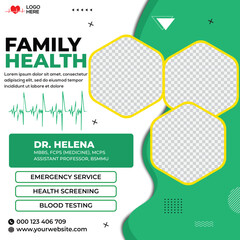 The Best marketing Services square flyer social media post instagram banner template