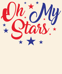 Oh my stars Graphic Design