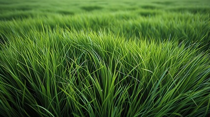 Fototapeta premium Texture background, Close-up of a grassy field with varied lengths and natural patterns, suitable for nature-inspired backgrounds and outdoor-themed designs. Illustration image,