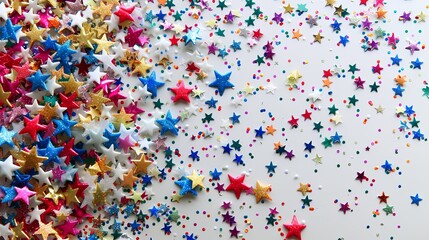 star confetti background