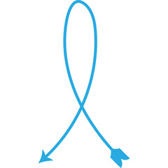 Unique and Attractive Pointing Arrow Icon Element