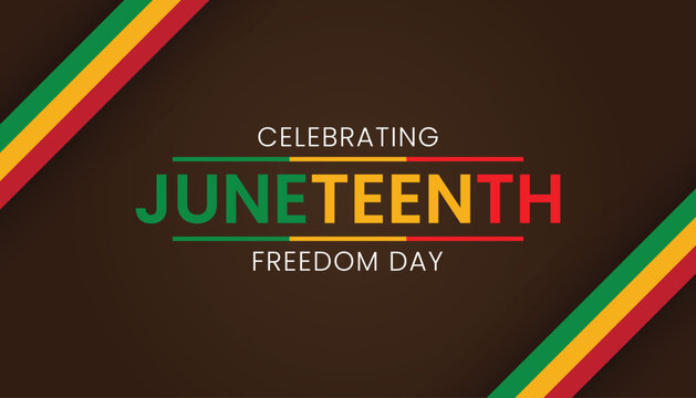 Juneteenth Freedom Day banner Design