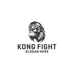 Cool ape logo vector illustration