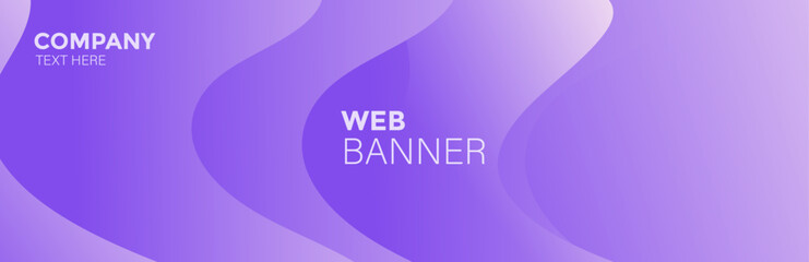 Fototapeta premium Purple abstract background, abstract background with waves, Purple banner