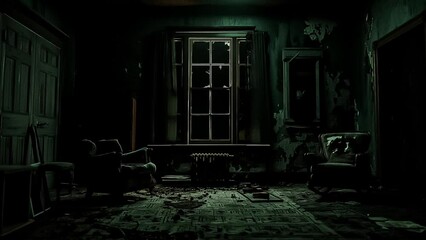 a haunted room