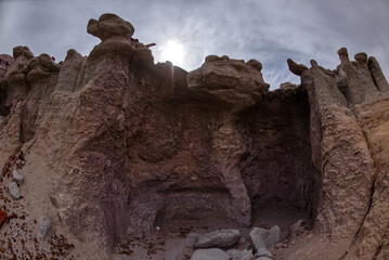 Waterfall Cliff below Blue Mesa AZ
