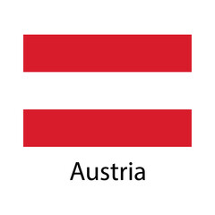 Flag of Austria 2:3