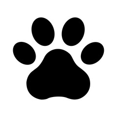 Cat paw icon isolated on white background. © Jessada Boonlao