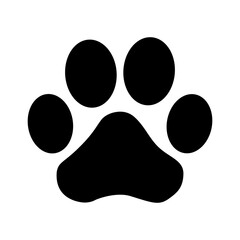 Cat paw icon isolated on white background. © Jessada Boonlao
