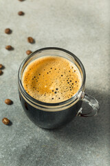 Warm Hot Americano Coffee