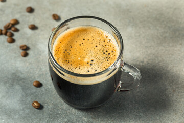 Warm Hot Americano Coffee