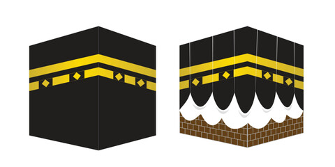 khana e kaba illustration vector