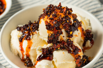 Cold Spicy Chili Crisp Ice Cream