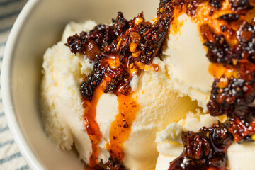 Cold Spicy Chili Crisp Ice Cream