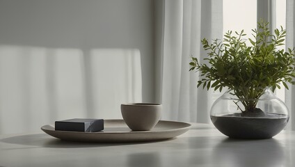 living room with window