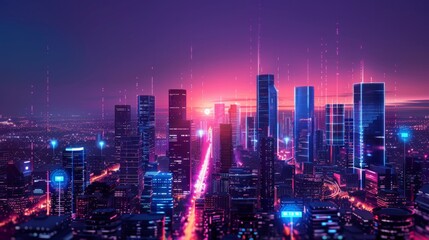 Obraz premium Smart City