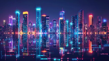 Fototapeta premium Smart City