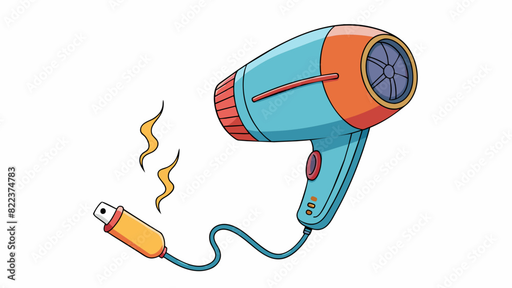 Poster a broken hairdryer the hairdryer emits a burning smell when turned on and does not blow any air. the