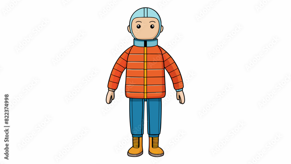 Poster a clothing model is a small representation of a garment typically made out of cloth and stuffed with