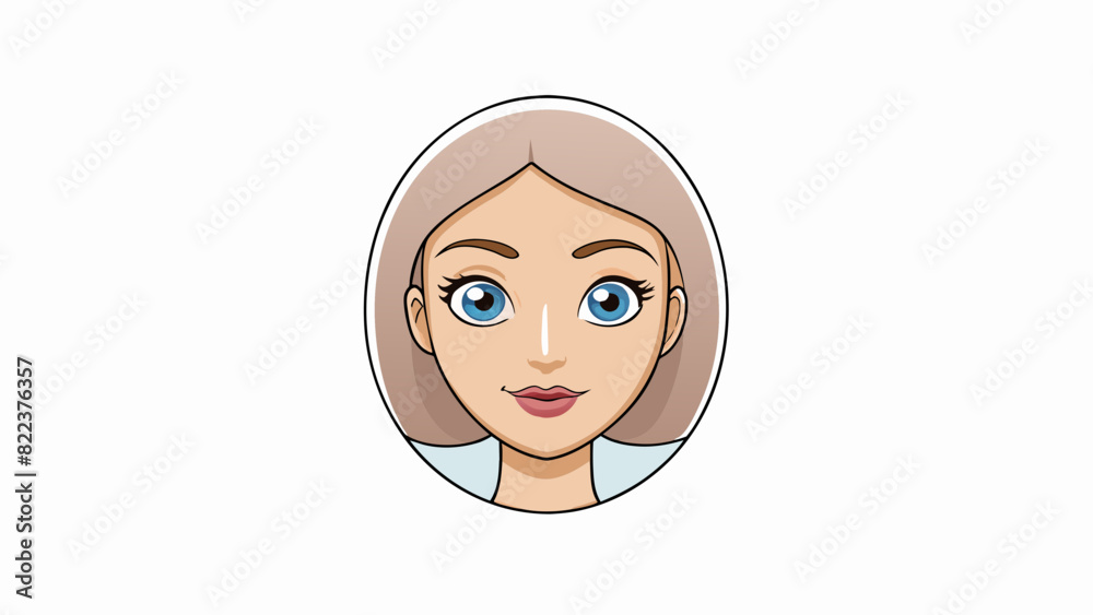 Poster an oval face with a delicate jawline and high cheekbones. the eyes are large and almondshaped with l