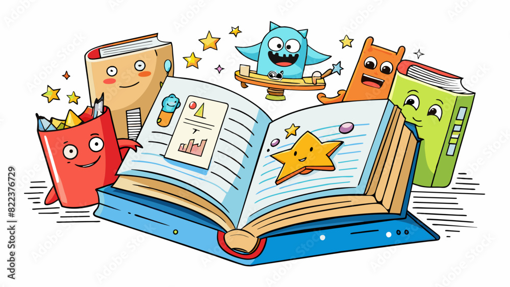 Aufkleber A review of a book The plot was intricate and kept me engaged from beginning to end. The characters were welldeveloped and relatable adding depth to. Cartoon Vector