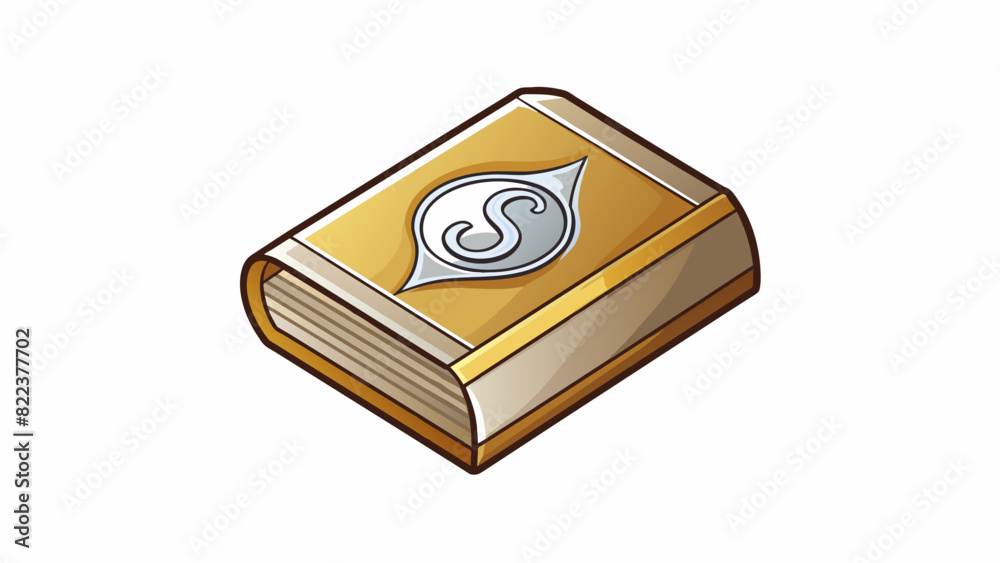 Poster a thick piece of cardboard with rounded corners and a shiny gold foil lining around the edges. on th