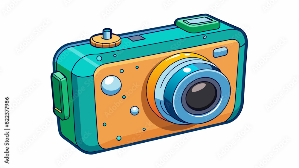 Poster a waterproof and shockproof digital camera with highresolution capabilities enables adventurers to c