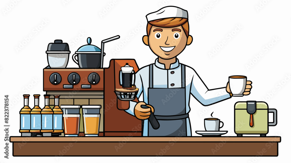 Poster barista as a barista your primary responsibility is to make and serve hot and cold beverages to cust