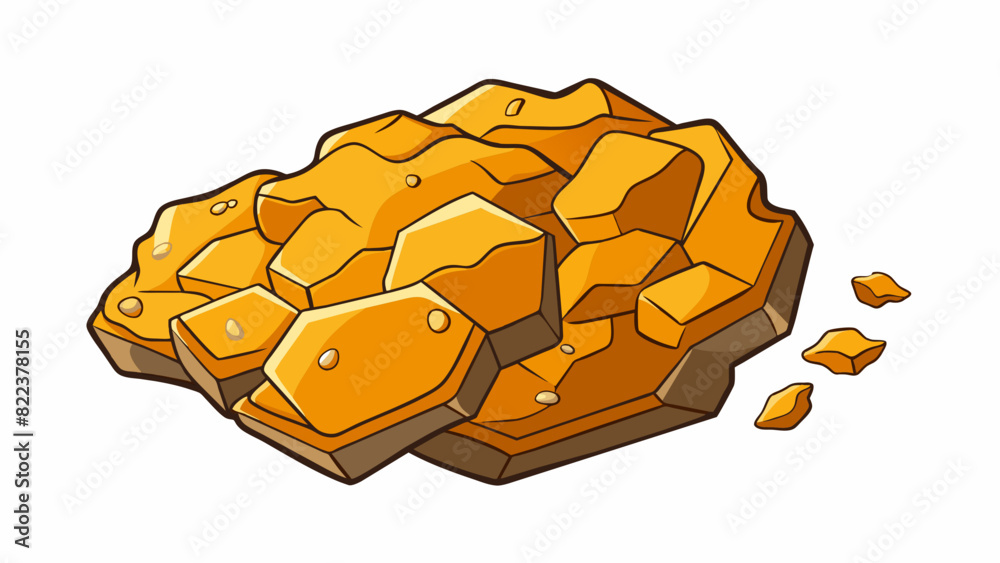 Poster Brittle and fragile A delicate material that shatters easily when dropped or hit with a hard object.. Cartoon Vector